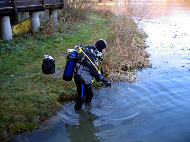 Scotty ins Wasser